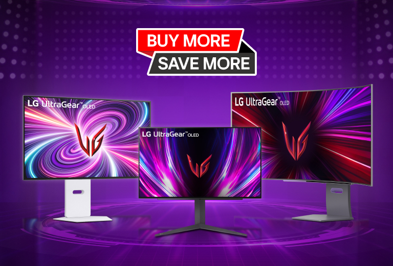 BuyMore Save More Promo LG UltraGear OLED Monitors