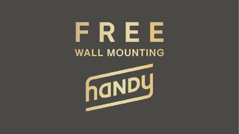 Free wall mounting/TV stand setup