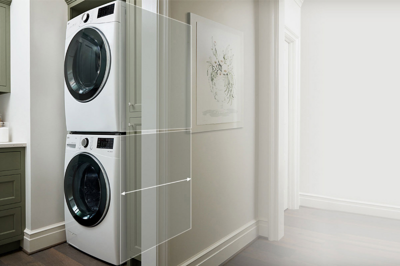 WM3400CW LG Appliances 4.5 cu. ft. Ultra Large Front Load Washer WHITE -  Metro Appliances & More