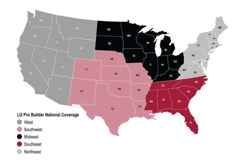 US Coverage map
