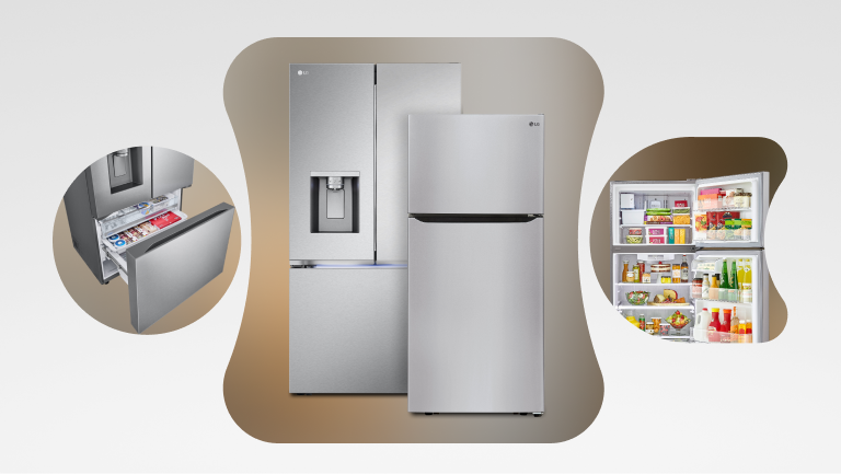 top Freezer Refrigerator and French Door Refrigerator