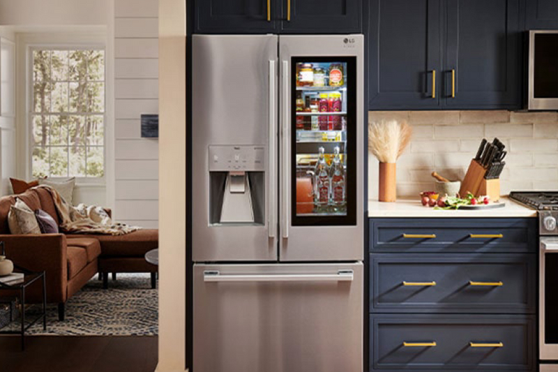 LG STUDIO 24 cu. ft. French Door Refrigerator with Instaview Door