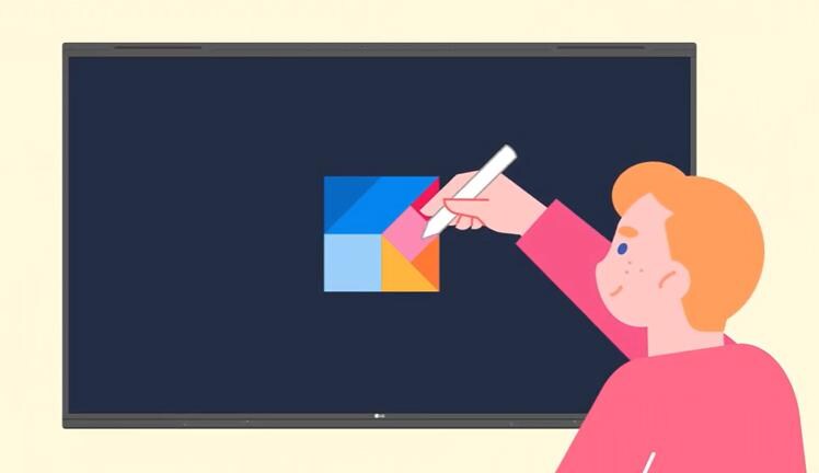 CreateBoard Explainer video - person at a createboard writing
