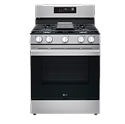 A front-facing image of an LG LRGN6323Y/Z range.