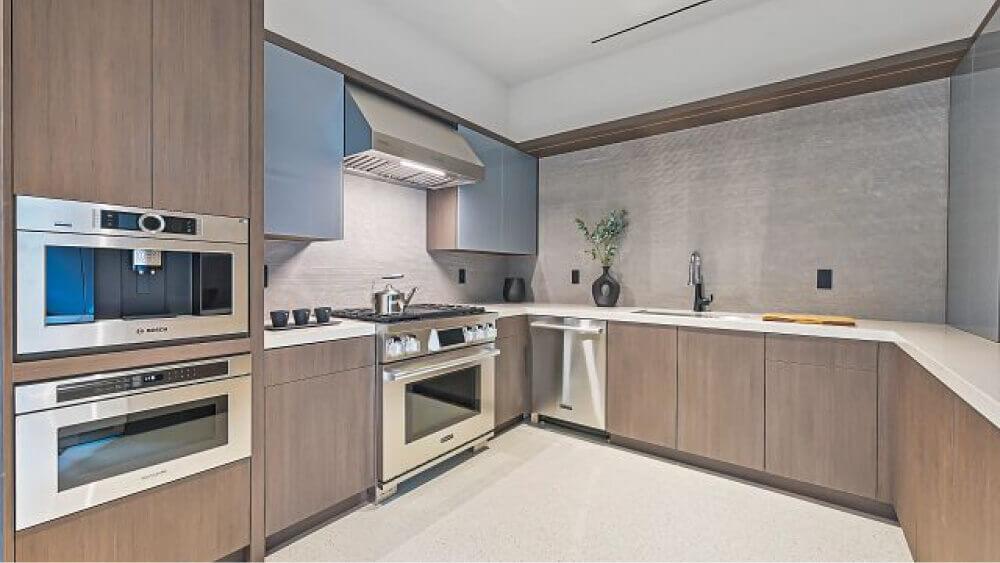 Luxury kitchen showcasing LG Appliances