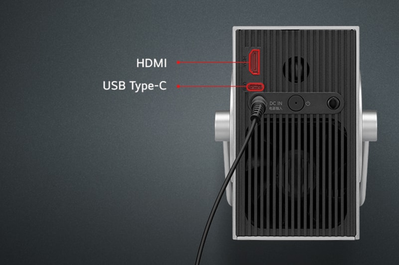 LG CineBeam Q 4K Smart Portable Projector - HU710PB.AUSG