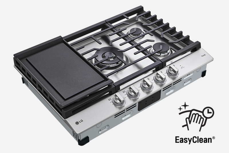 LG Studio 36 UltraHeat™ Gas Cooktop with EasyClean®