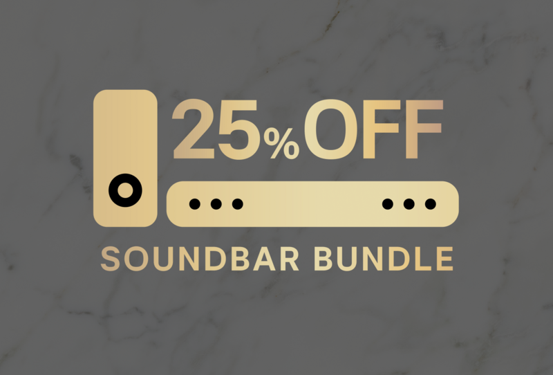 25% Off Sound Bar Bundle