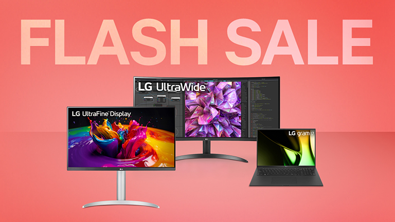 Gear up to conquer your digital goals with our LG laptop and monitor flash sale for a limited time only. Shop now for an extra 20% off select tech with code FLASH20 from 2/23/24—2/25/24. 