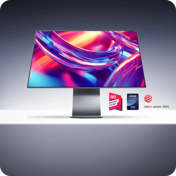LG 32U990A 6K Monitor Digital Trends Readers' Choice 2025, CES Innovation Award 2025, Reddot Award 2025