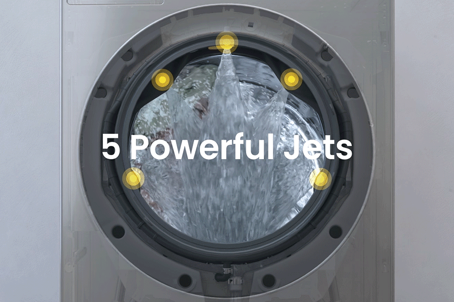 Advanced Washing With LGS Best Cleaning System