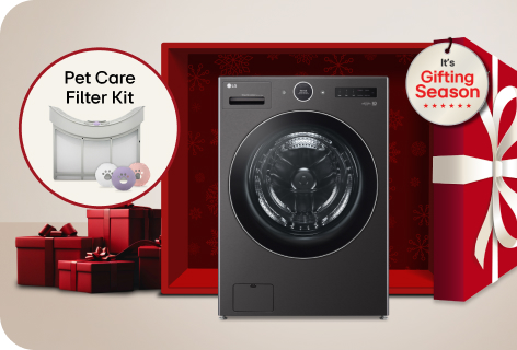 FREE Pet Care Filter Kit with washer/dryer combo ($19.99 value).