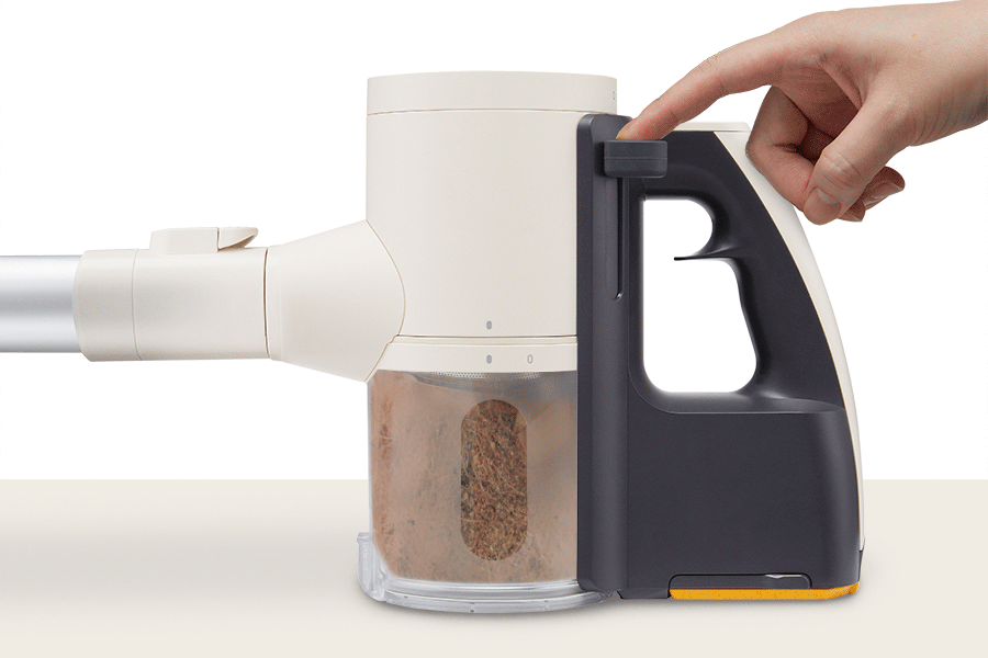 Compress Dirt and Dust so You Can Clean More, Empty Less
