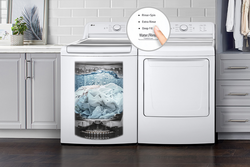 LG WT7005CW 4.3 cu. ft. Top Load Washer with 4-Way™ Agitator &  TurboDrum™ 