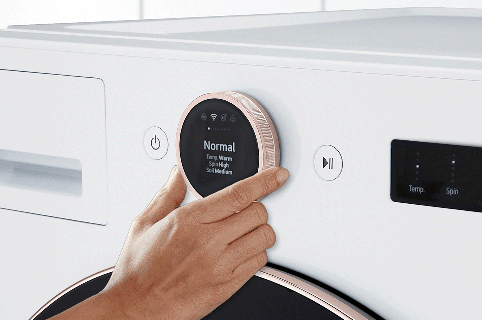 5.0 cu. ft. Mega Capacity Smart Front Load Energy Star Washer with TurboWash® 360° and AI DD® Built-In Intelligence