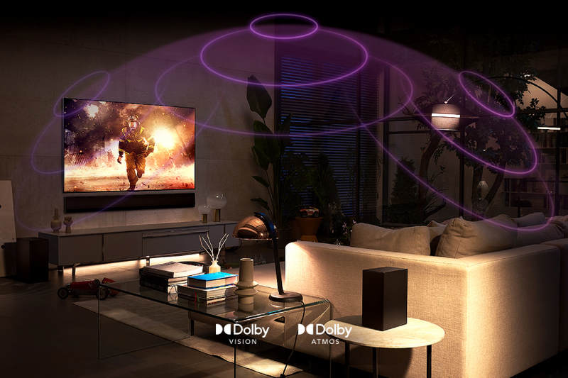 LG Serie C3 OLED evo Smart TV OLED48C3PUA, barra de sonido 2023 y subwoofer  inalámbrico S90QY - 5.1.3 Ch, salida de 570 vatios, audio de cine en casa