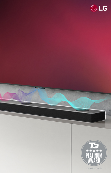 LG Wireless Soundbar for a true surround sound experience
