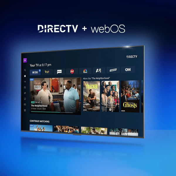A screen shot of the DIRECTV user interface on an LG Smart TV.