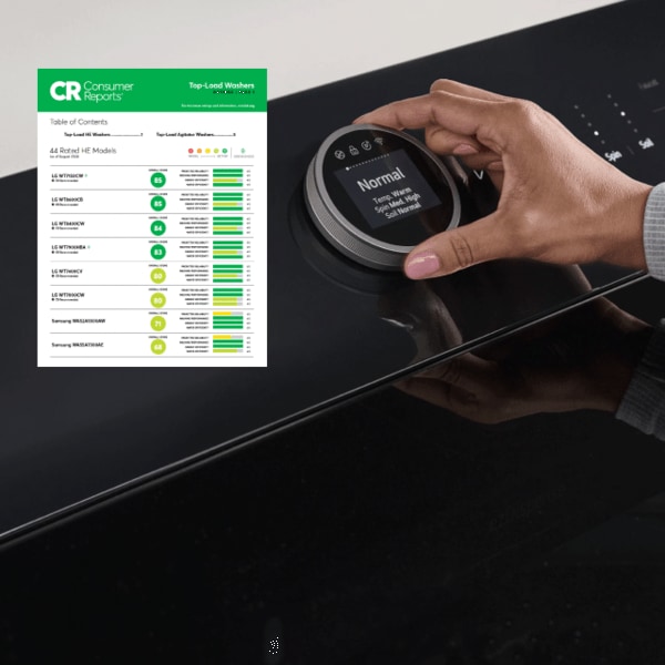 LG Top Load Washers Rated by Consumer Reports
