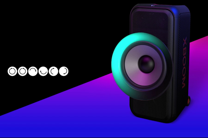 LG XL7 XBOOM 250W Wireless Portable Party Tower Speaker XL7S B&H