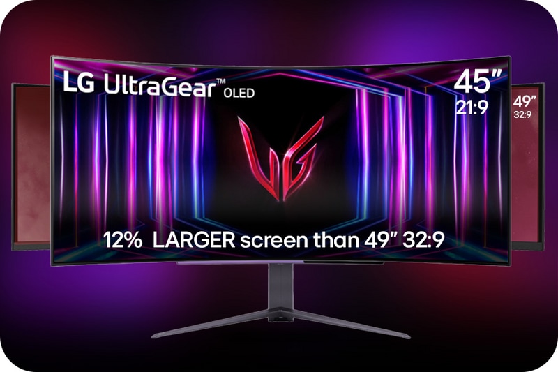 ディスプレイ・モニター本体 LG 45GS96QB LG 45GS96QB-B LG UltraGear OLED 44.5型 ゲーミング