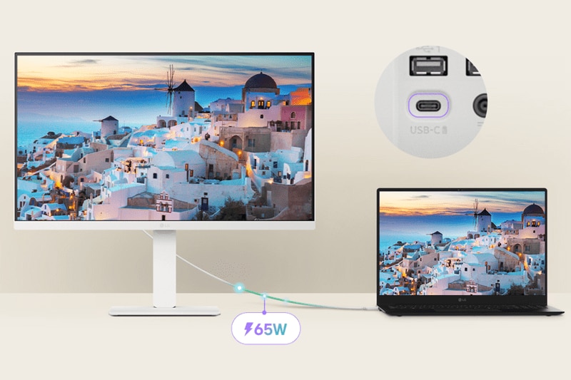 27 Inch IPS Smart Monitor - 27U730SA-W | LG USA