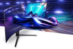 LG UltraGear™ 45 Inch OLED 240Hz Curved Gaming Monitor - 45GR95QE