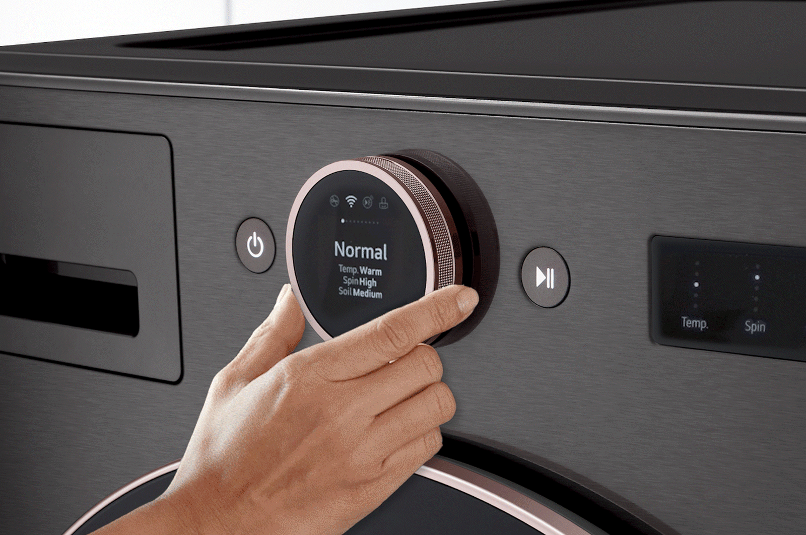 5.0 cu. ft. Mega Capacity Smart Front Load Energy Star Washer with TurboWash® 360° and AI DD® Built-In Intelligence