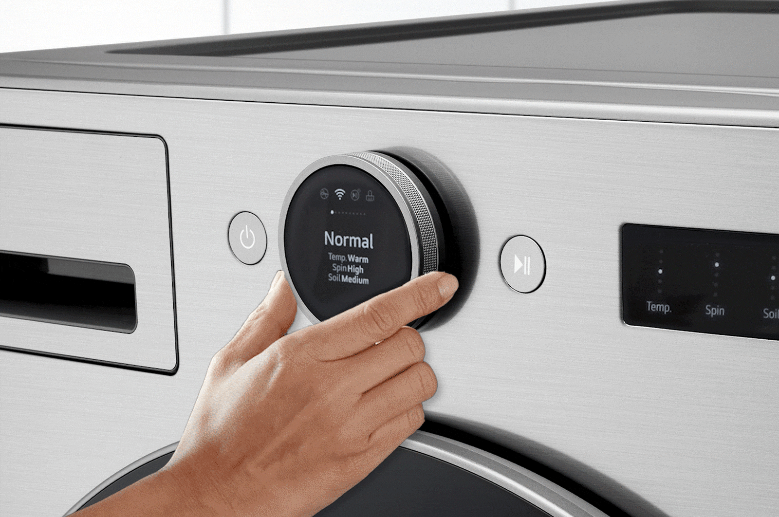 4.5 cu. ft. Capacity Smart Front Load Washer with TurboWash® 360° and AI DD® Built-In Intelligence WM5500HVA