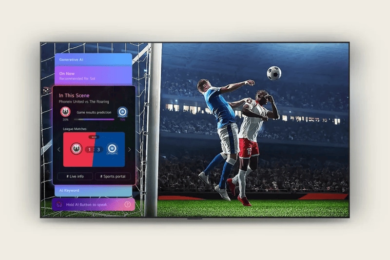 65 Inch Class LG QNED AI Mini LED QNED75B 4K Smart TV 2026