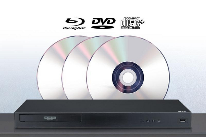  LG UBK80 4K Ultra-HD Blu-ray Disc Player with HDR