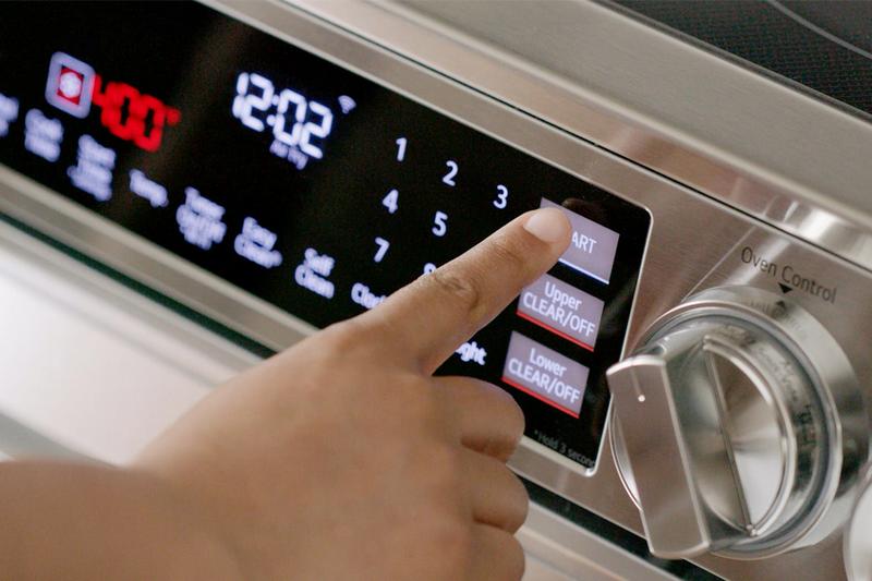 Backlit SmoothTouch® Glass Controls