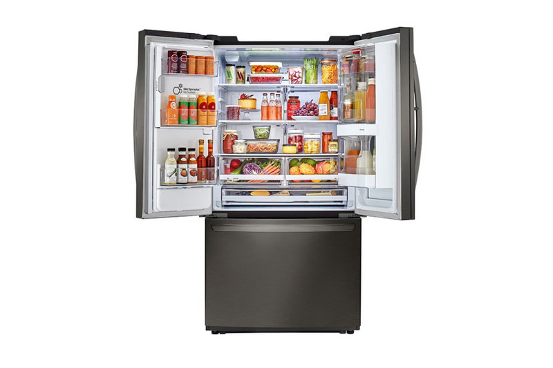 lg 26 cu ft french instaview door in door refrigerator