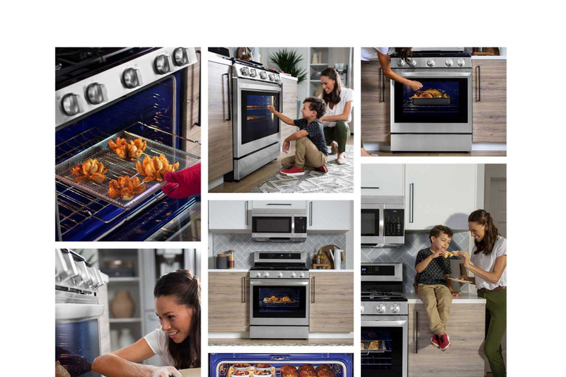 LG 5.8 Cu. Ft. Smart Wi-Fi Enabled True Convection InstaView Gas