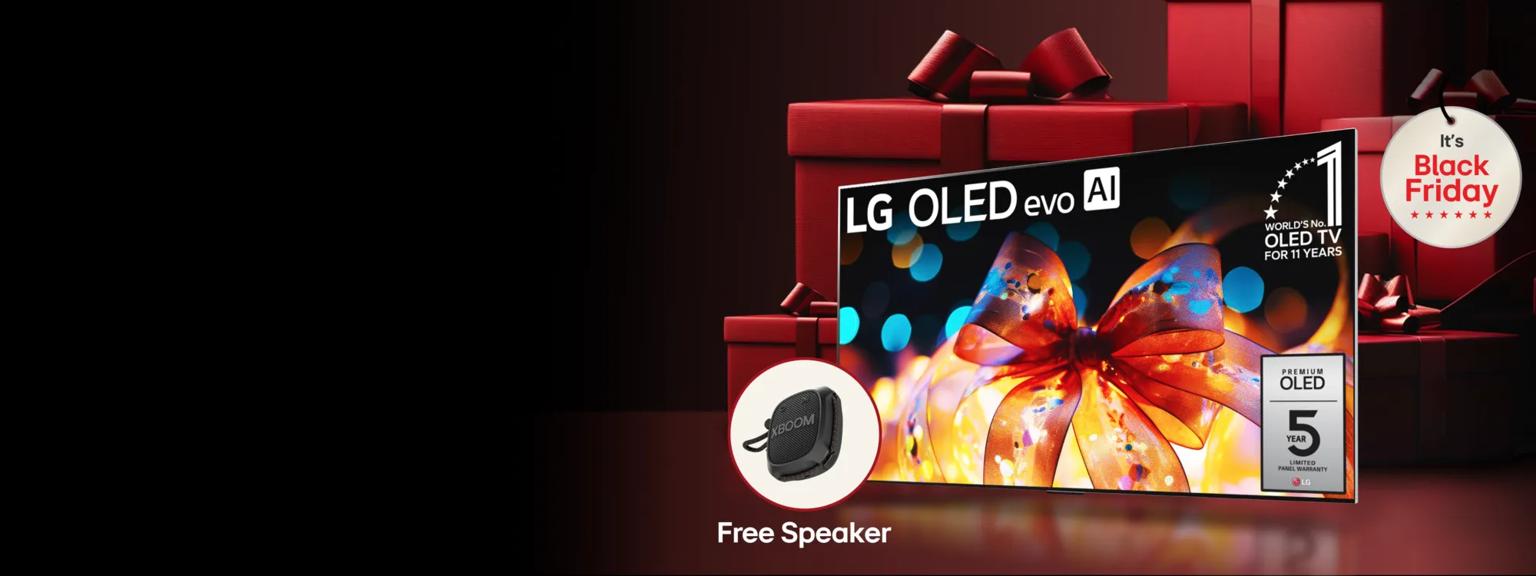 Enjoy powerful, ultra-portable sound with select OLED TVs