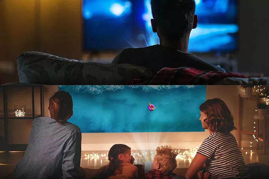 Up to 120-inch of Full HD Resolution
