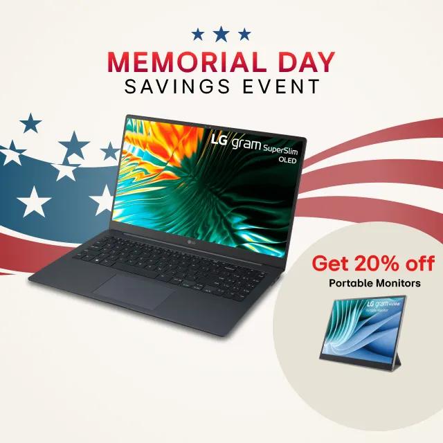 Save up to $800 on select laptops + 20% off a portable monitor