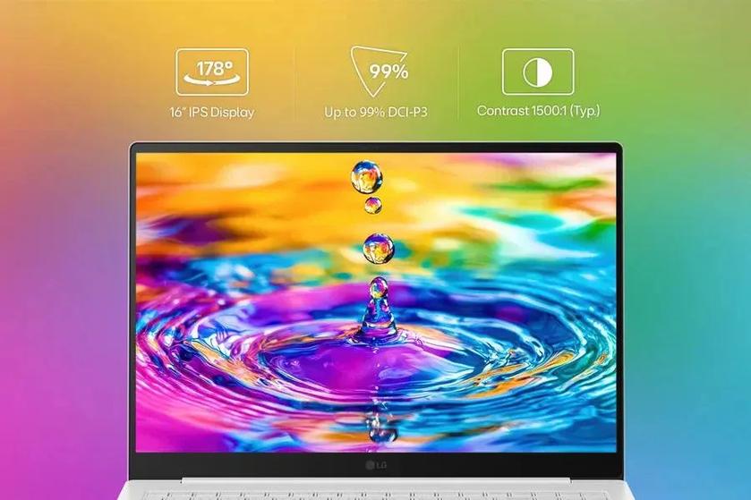 16" IPS Display. Up to 99% DCI-P3. Contrast 1500:1 (Typ)