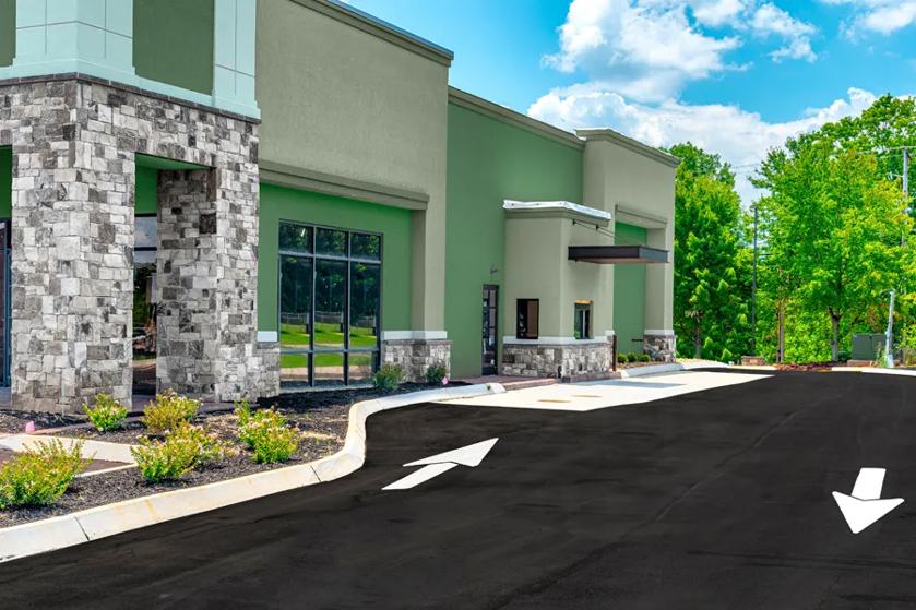 finance Referral design drive thru under construction