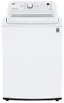Front view of the white top-load WT7000 washer.