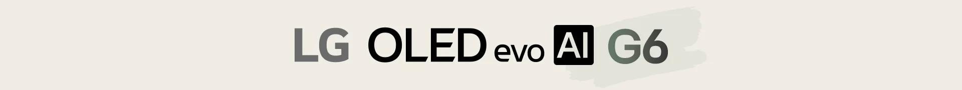 LG OLED evo AI G6 title
