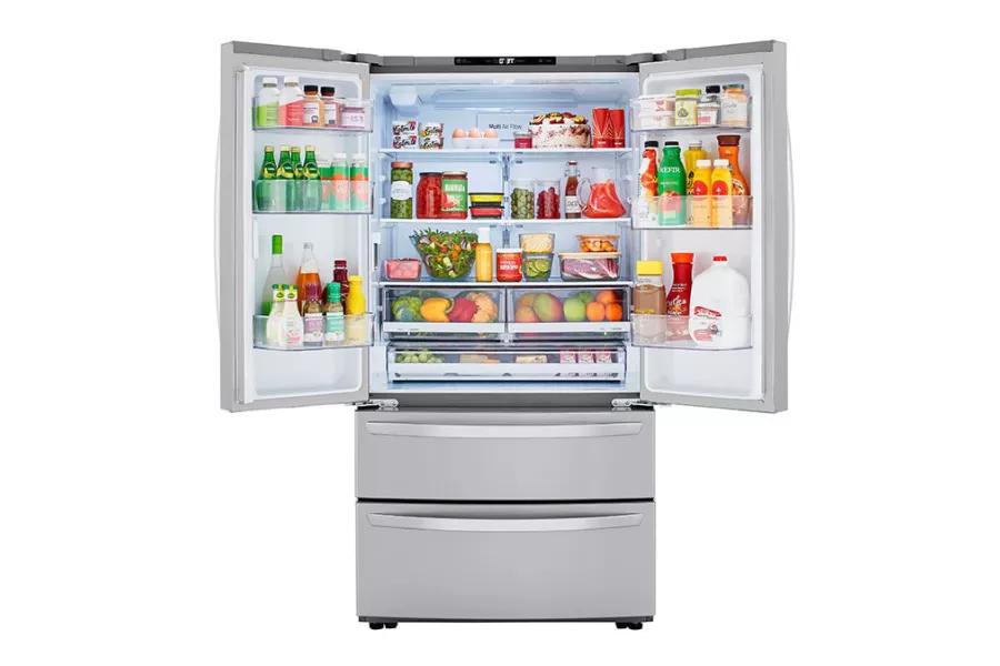 LG LMWC23626S refrigerator interior capacity