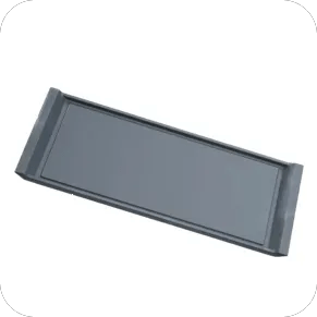 LG AEB76124701 Cast Iron Grille - Side Angle View