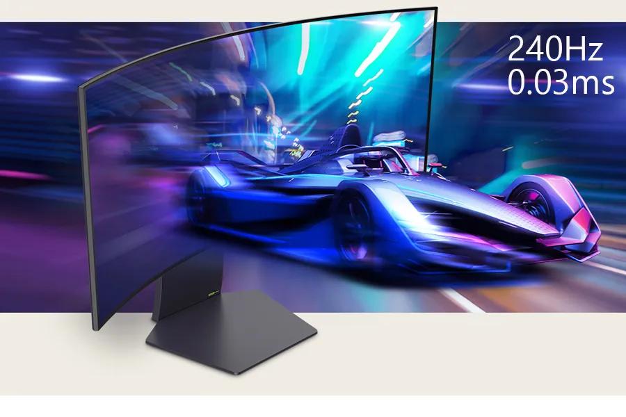 Kuni 240Hz ja 0,03ms vapustavalt kiireks OLED-mängimiseks