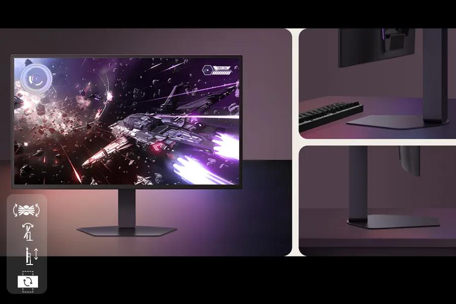 Virtually Borderless and Adjustable to Gamer Specs