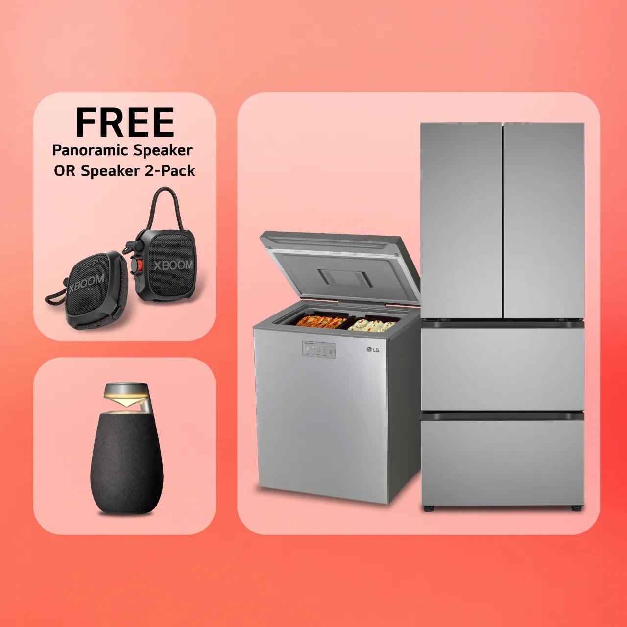 Save $100 or $500 on select kimchi refrigerators + FREE speaker