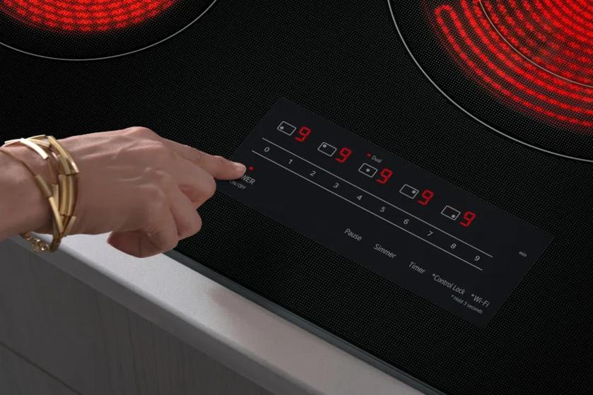 
Dual
19 09 09 
ON/OFF
Pause
Simmer
Timer Control Lock *Wi-Fi Hold 3 seconds
min