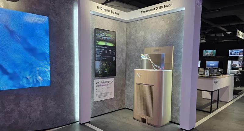 Digital signage in LG's New Jersey Business Innovation Center