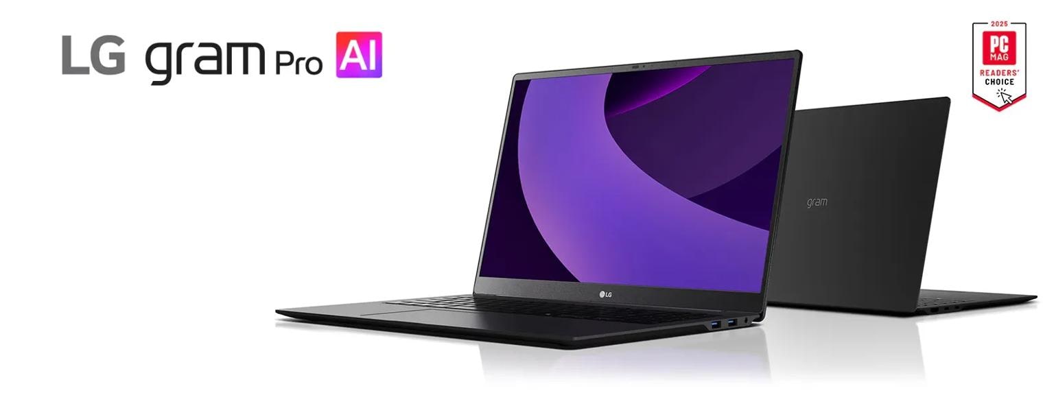 LG gram Pro AI for Business PC Mag Readers' Choice