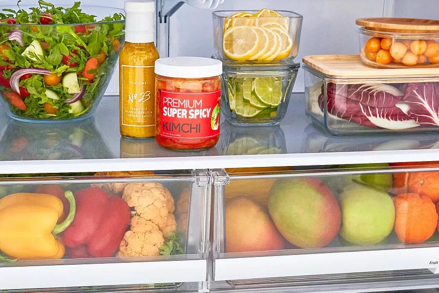 Refrigerator interior showcasing Smart Cooling system